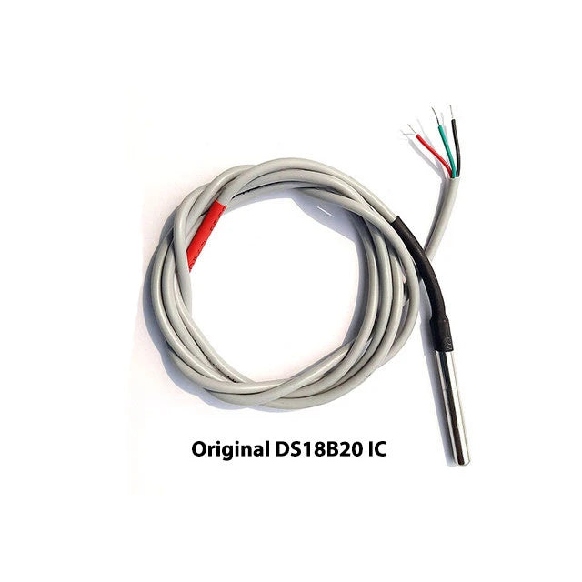 7Semi DS18B20 Digital Waterproof Temperature Sensor Probe 2M Cable
