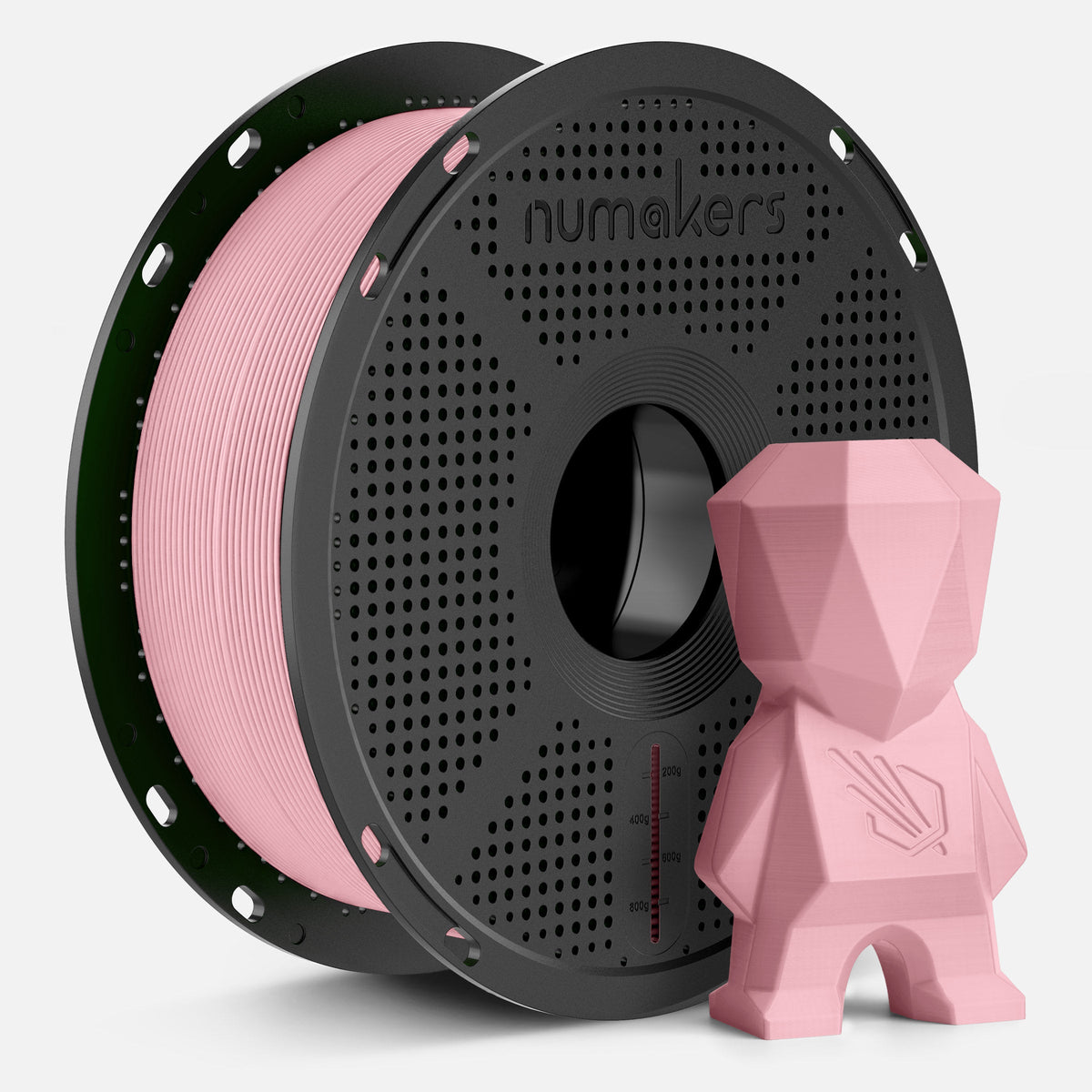 Numakers PLA+ filament Cotton Candy Pink, 1 kg spool, 1.75 mm