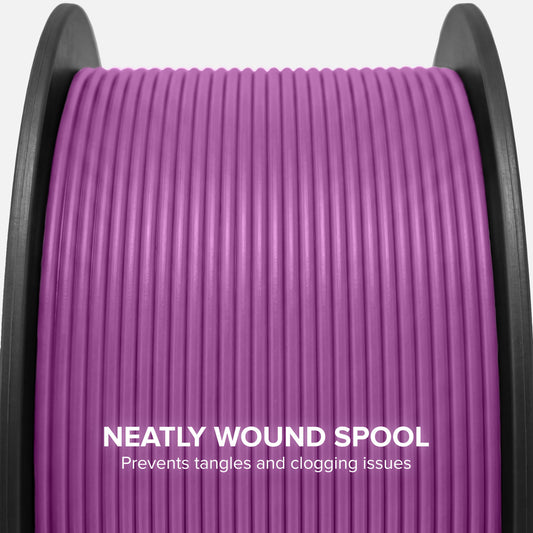 Numakers PLA+ Mauve Purple filament spool, second view