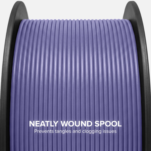 Numakers PLA+ Lavender Violet filament spool, second view