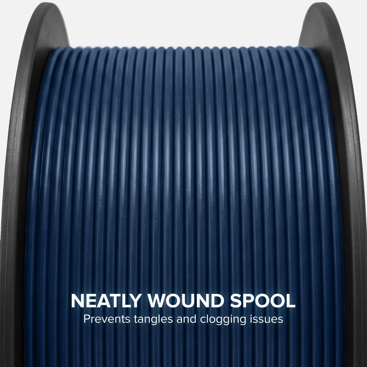 Numakers PLA+ Cobalt Blue filament spool, second view