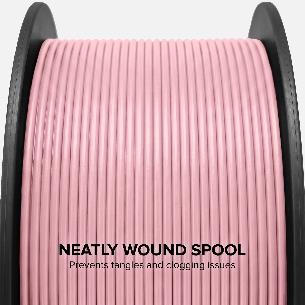 Numakers PLA+ Cotton Candy Pink filament spool, second view