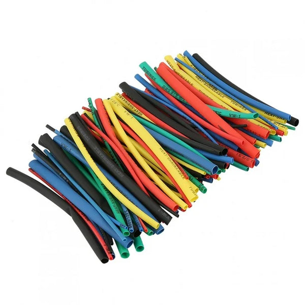 Assorted Colourful Heat Shrink Sleeve 20cm (1mm to12mm, 100 Pcs)