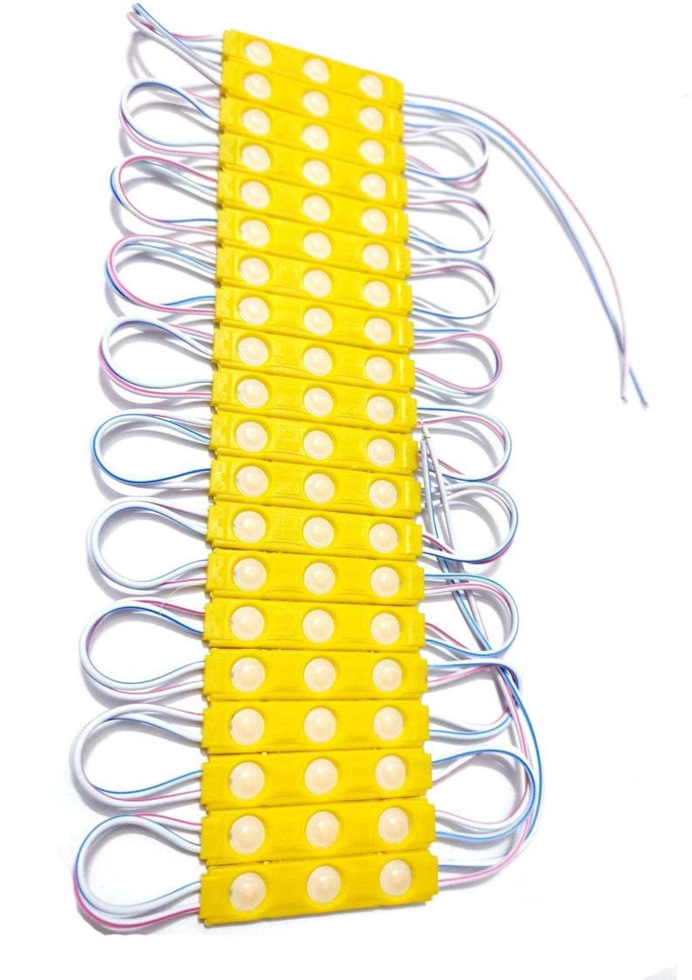12V 3 LED Module Waterproof LED Strip Light (Yellow)