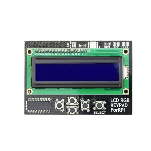 I2C IIC Interface RGB LED Screen LCD 1602 + Keypad for Raspberry Pi