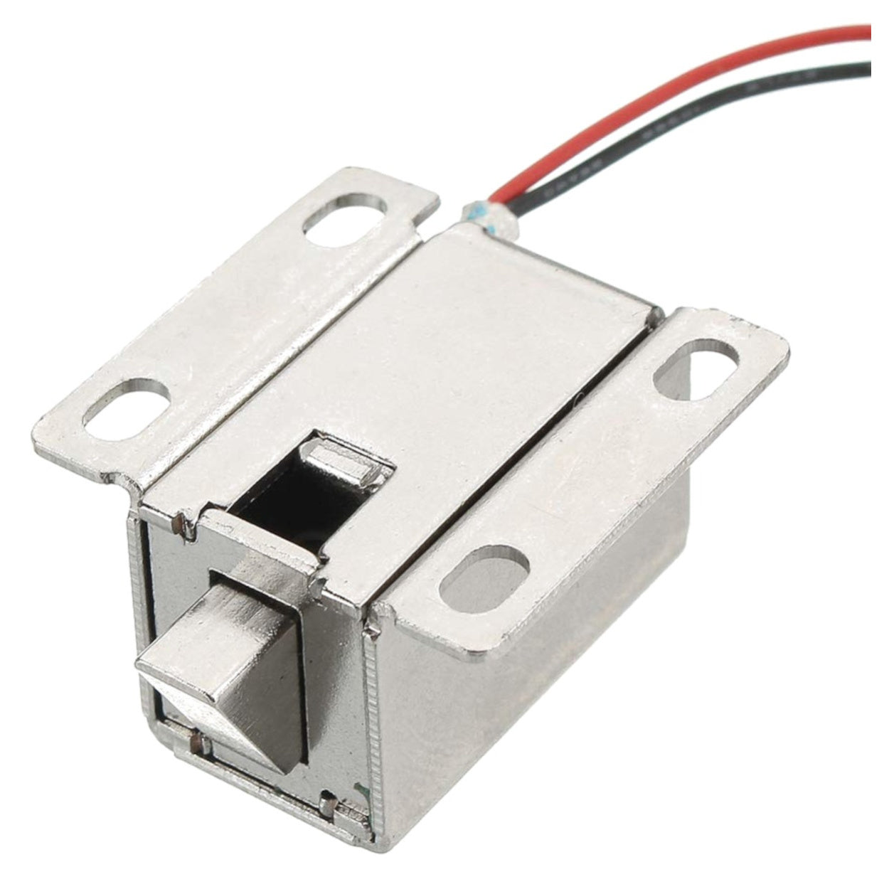 12V DC Mini Cabinet Door Drawer Electric Lock Assembly Solenoid Lock (27x27x18)mm