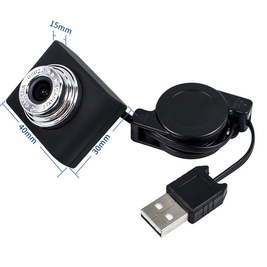 USB Camera 8 MP with Collapsible Cable for Raspberry Pi