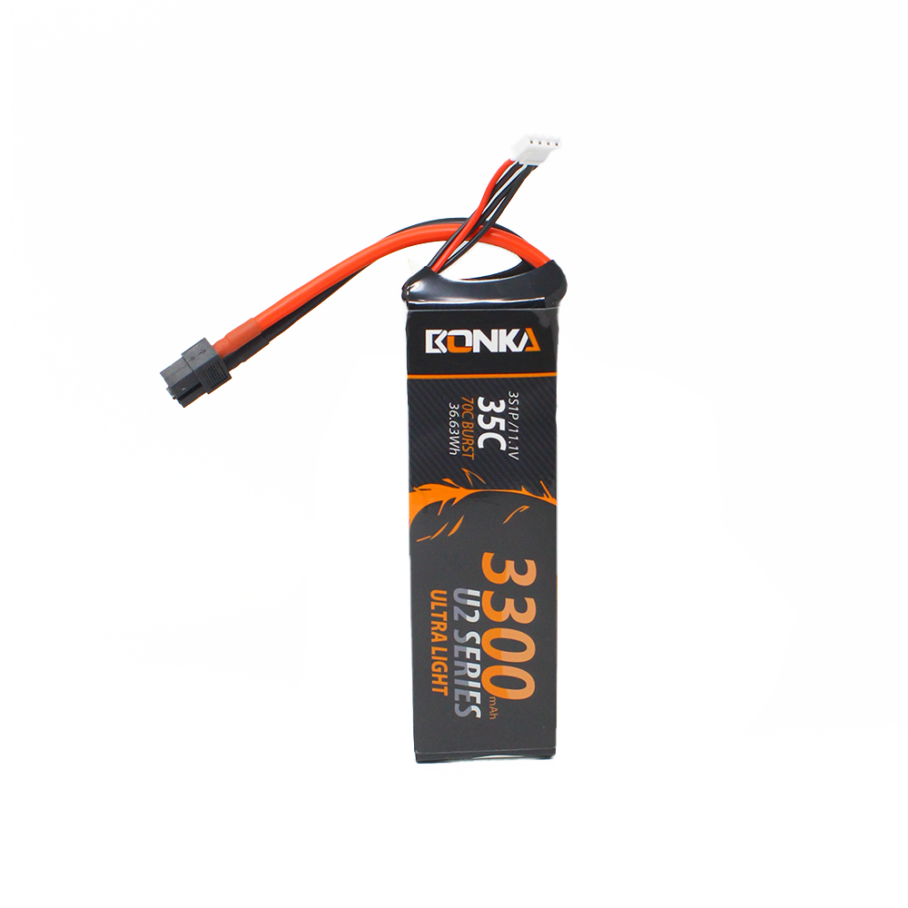 Bonka 11.1V 3300mAh 35C 3S1P U2 Series Lipo Battery
