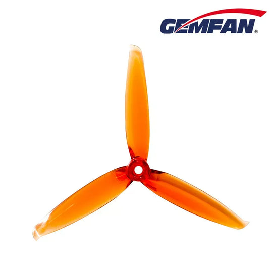 GEMFAN Flash 5152S-3 Tri Blade PC Polycarbonate Propeller, Whiskey (2 Pair- 2 CW+ 2 CCW)