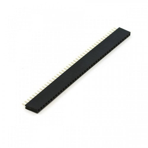 40x1 Berg Strip Female Header Pin 2.54mm Single Row (Pack of 1)