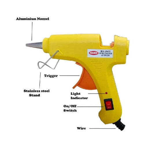 Mario ME-20, 20 Watt Hot Melt Glue Gun for 7mm Gluestick