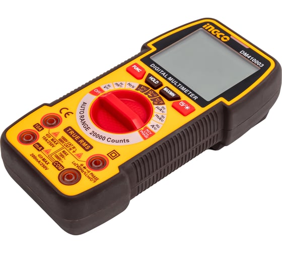 INGCO DM410003 2000 Count TRMS Auto Range Digital Multimeter