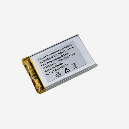 3.7v 1800mAh 3.7Wh LiPo Lithium Polymer Rechargeable Battery 523450