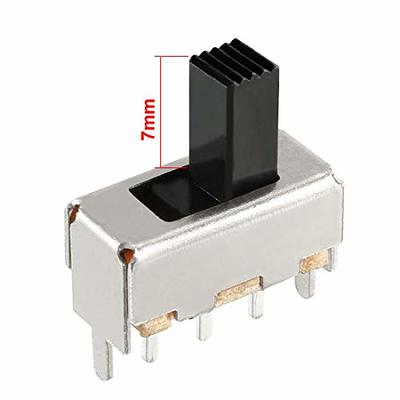 Slide Switch 3 Pin 2 Position SPDT Vertical Slide Switch (1 Pc) 12x4 mm