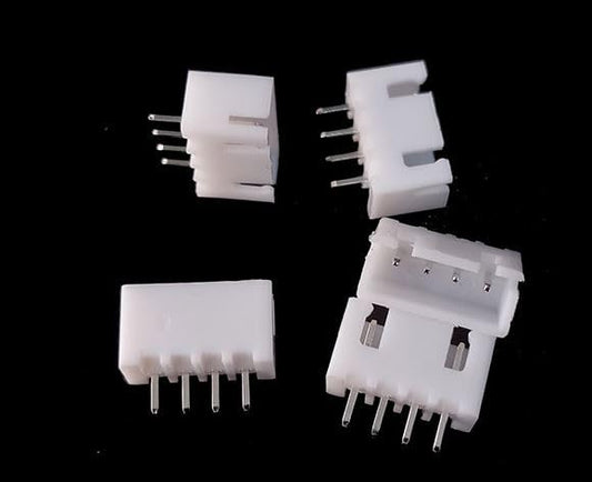 4 Pin JST-XH 2515 RMC Male Connector 2.54mm Pitch (1 Pc)