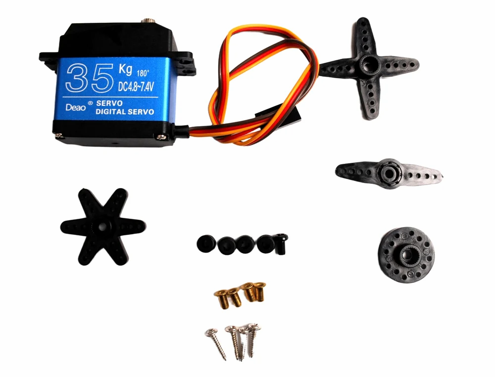 Deao 35kg Digital Servo - 180° High Torque Metal Gear