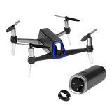 IZI SHIFT RED: HI-LITE package Nano Drone Camera 5MP FHD 1080P Patented 3D-Sensing Controller Autonomous Follow Me Mode 13 Mins Fly time Quadcopter UAV