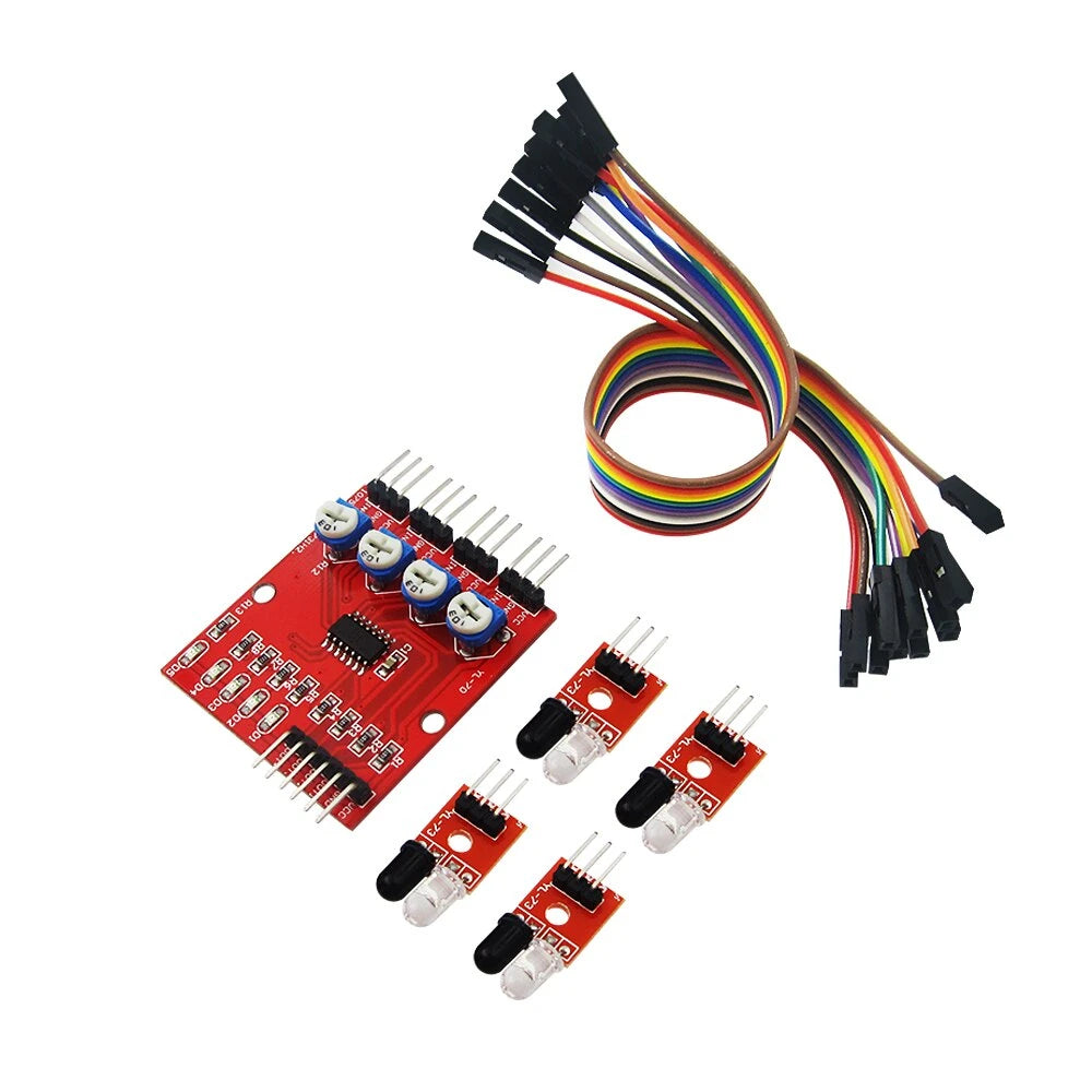 4 Channel IR Array Sensor Line Tracking Module