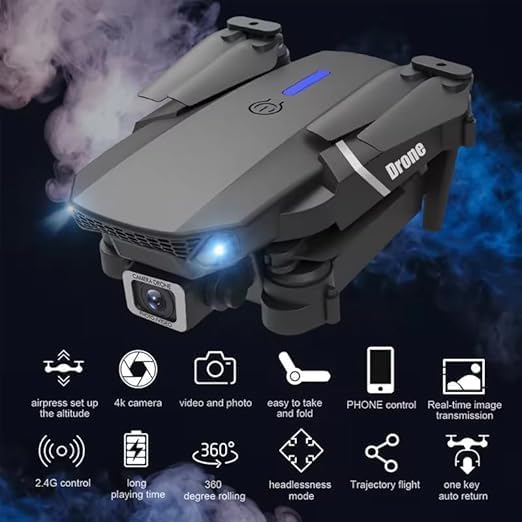 E88 Pro Foldable Drone Combo with 3 Battery