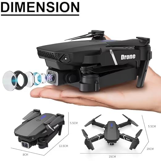 E88 Pro Foldable Drone Combo with 3 Battery