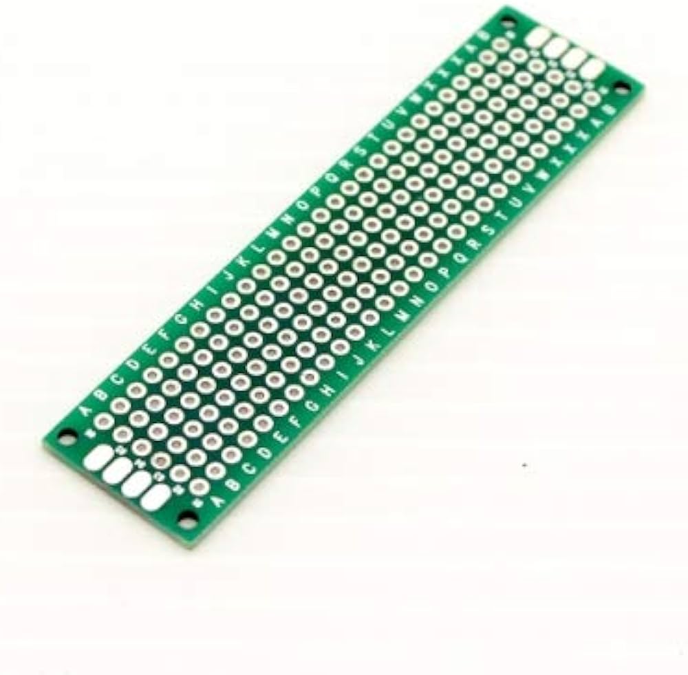 2x8 CM Single Sided Universal PCB Prototype Veroboard Green Board