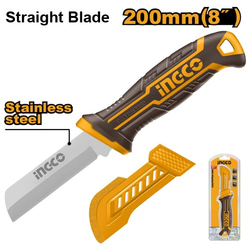 INGCO HPK82101 Stainless Steel Cable Stripping Knife – 200 mm