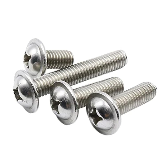 M3x6mm Screw Integrated Washer Phillips Head (Pack of 10)