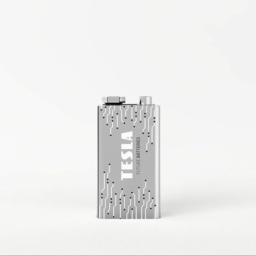 TESLA 9V 6LR61 Silver+ Alkaline Battery
