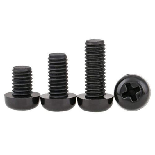 M3x6mm Phillips Head Screw Black Oxide (Pack of 10)
