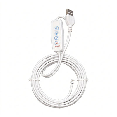 USB to PH2.0 LED Cable with 3-Button Dimmer Controller for Lithophane Light