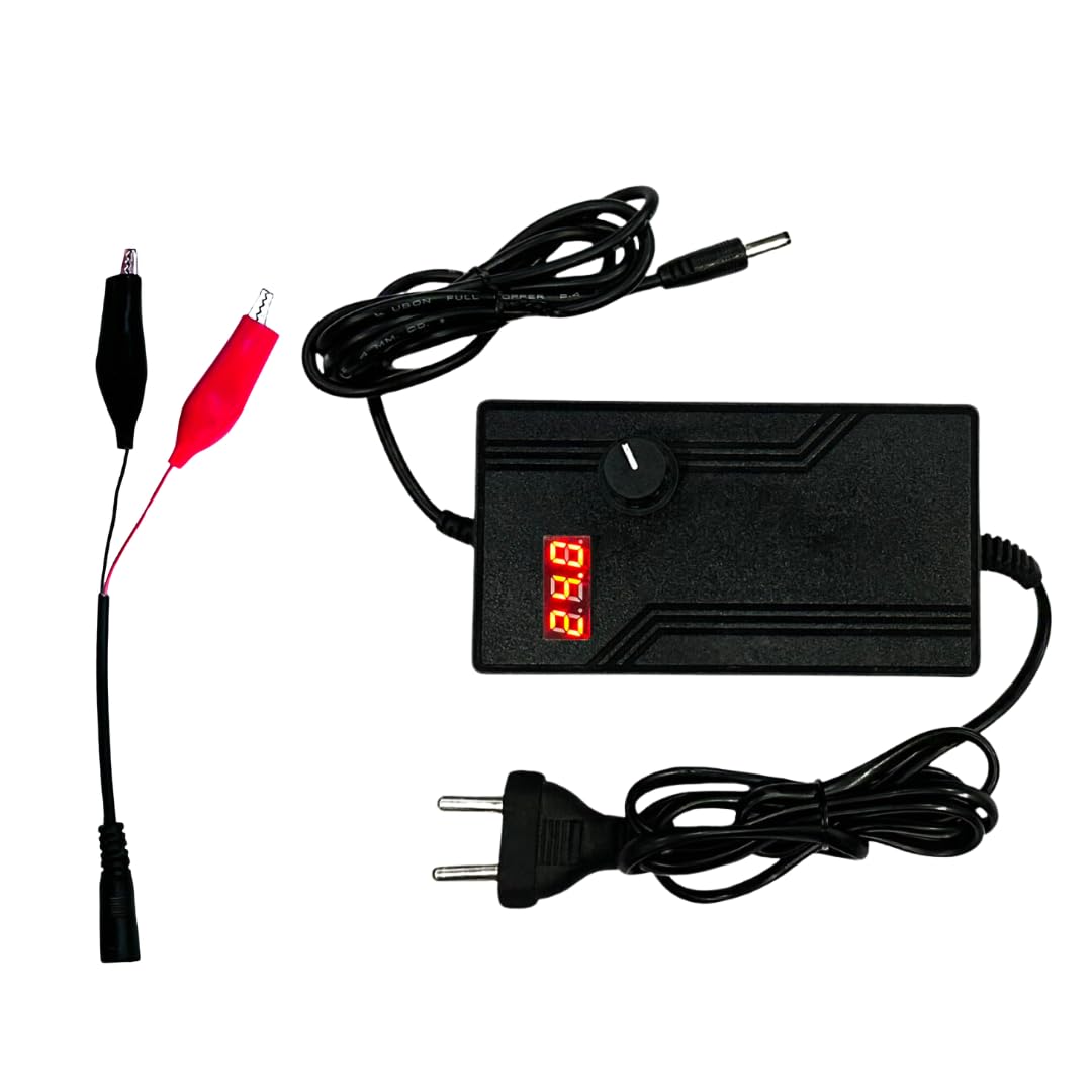 Callsa 72W 1.5V-24V Adjustable Power Adapter Supply with LED Voltage Display and Variable DC 3v-24v,3Amp Max Output