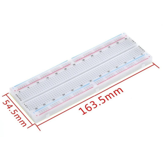 MB102 830 Points Solderless Prototype Breadboard - Copper