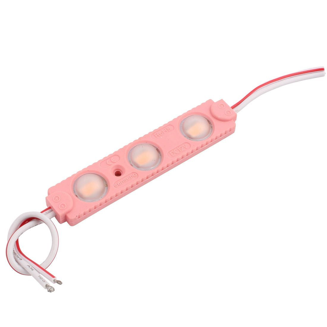 12V 3 LED Module Waterproof LED Strip Light (PINK)