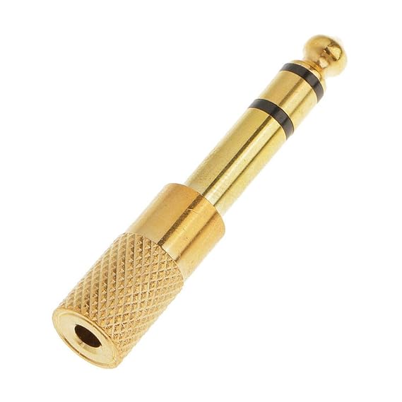 6.5mm Male to 3.5mm Female Microphone Audio Adapter Converter