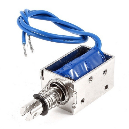 JF-0630B DC 12V 2A 10mm 6N Push-Pull Solenoid Electromagnet