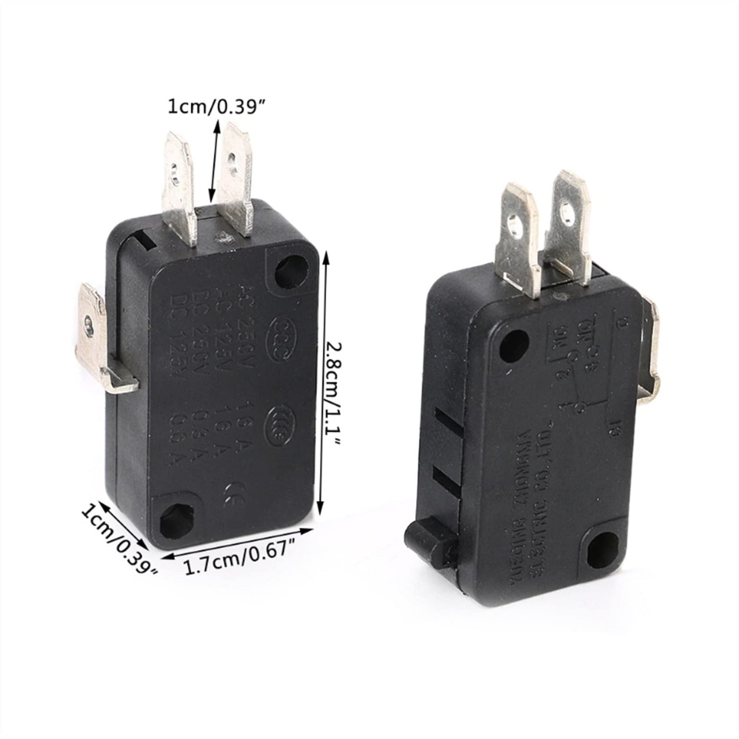 Micro Limit Switch SPDT Switch 16A 125V (Pack of 1)