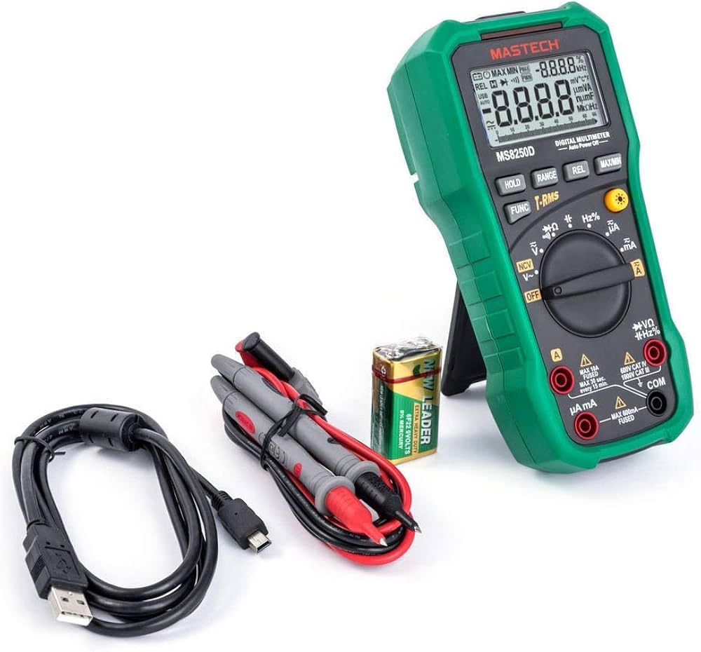Mastech MS8250D 6600 Counts Auto Ranging Digital Multimeter (Original)