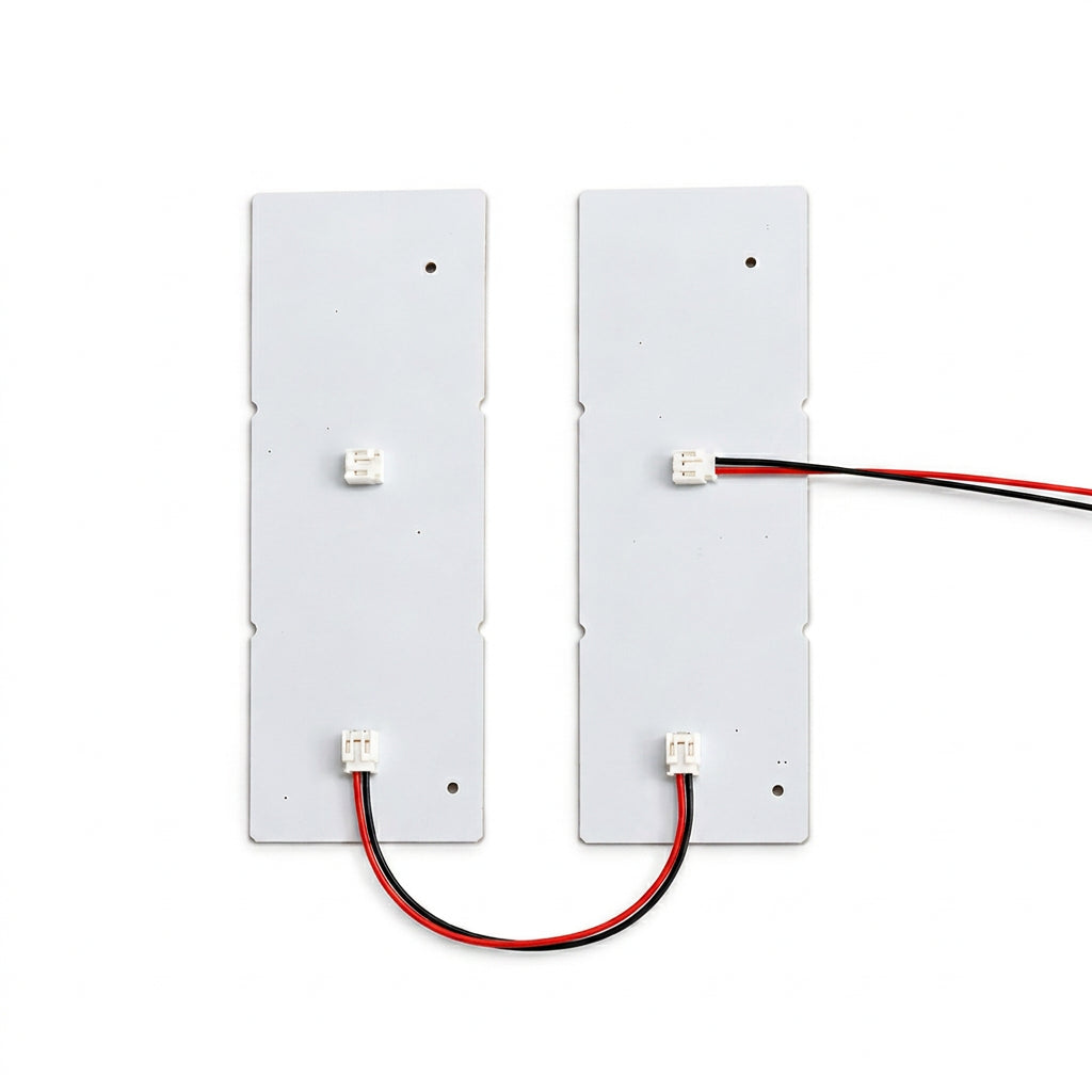 Lithophane LED Backlight Panel, Warm White, 5V, 48 LEDs, 144 × 48 mm (Pack of 2)