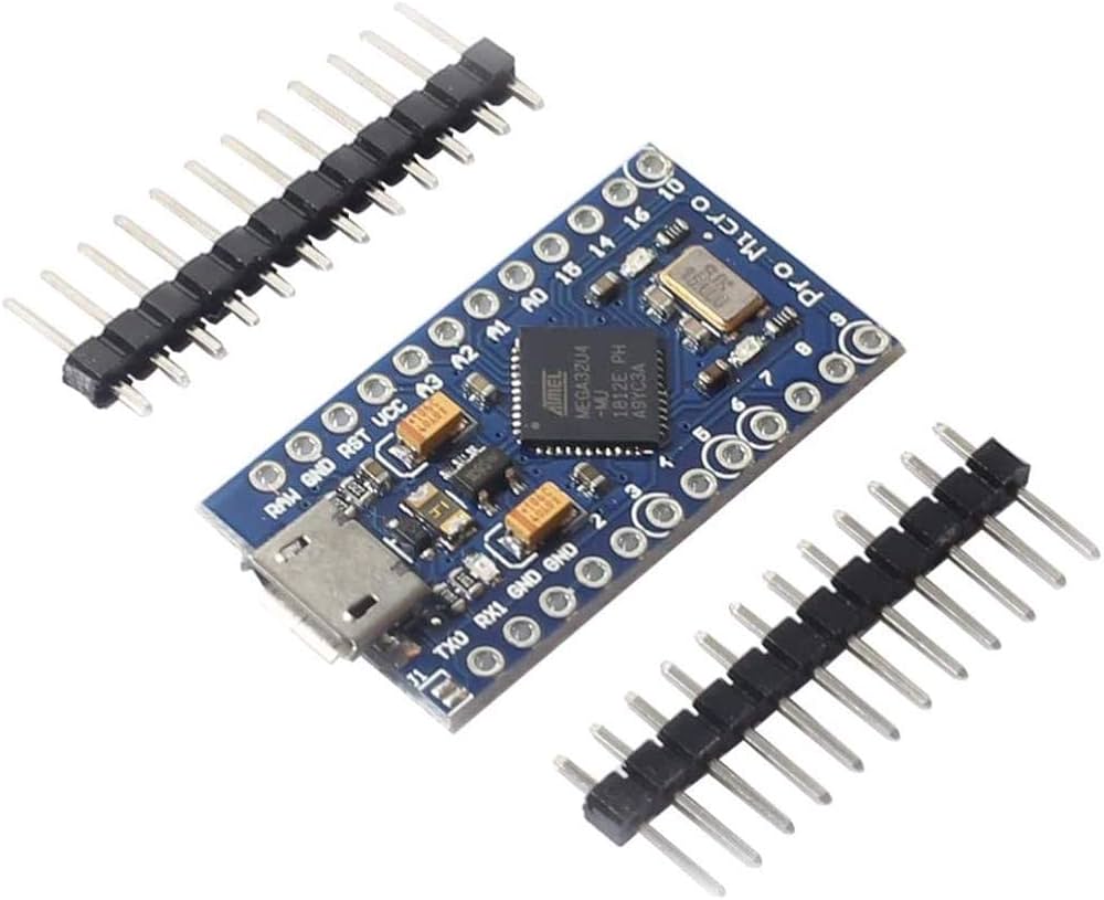 Pro Micro 5V 16MHz Mini USB ATmega32U4 Module for Arduino (Micro USB)
