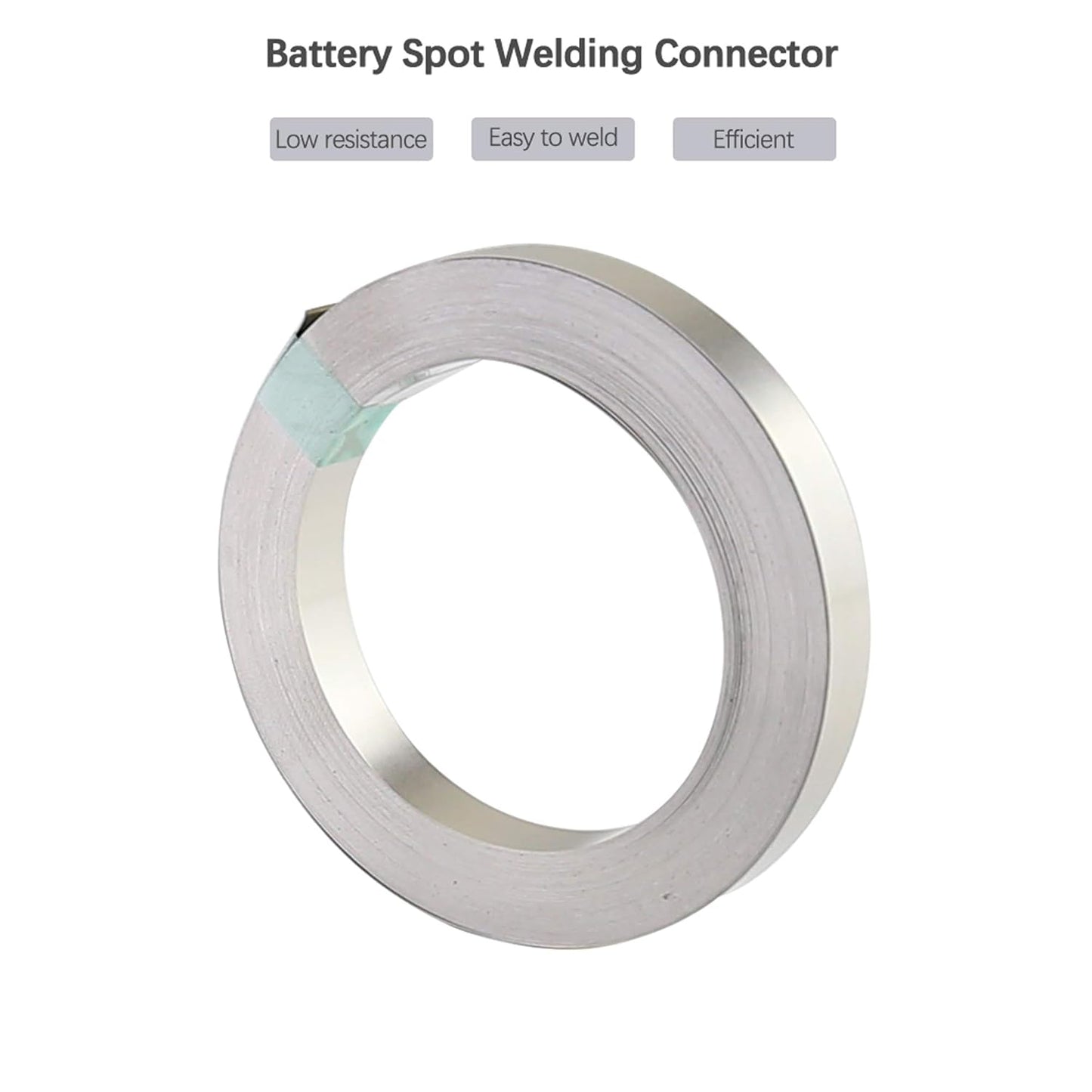 Nickel Strip 0.15x8mm Nickel Tap for 18650 Cell Battery Pack Spot Welding (1 Meter)