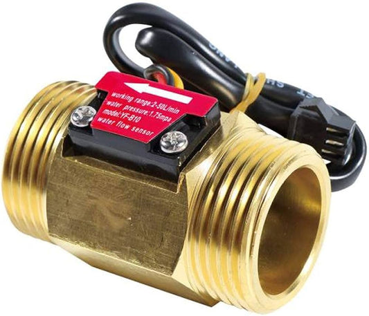 1″ Inch / 2.5 cm Brass Water Flow Sensor SEN-HZG1WA