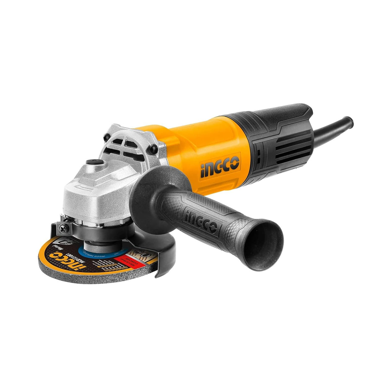 INGCO AG750282 Angle Grinder, 100mm | 750W | 12000 RPM Power Grinder, Electric Metal Grinder with 1pcs Auxiliary Handle