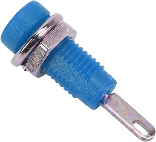 2mm Banana Socket Female Panel Mount Type - Blue