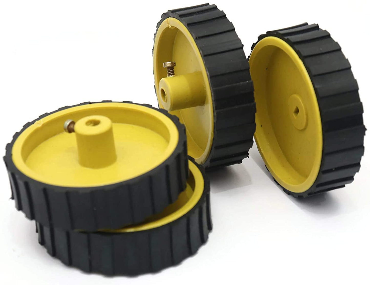 7x2 Wheel 6mm Shaft (Yellow)