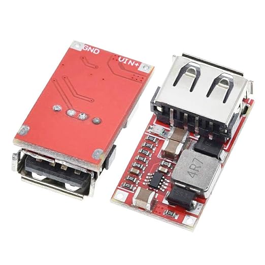 DC-DC 6-24V to 5V 3A USB Output Step Down Power Charger Buck Converter