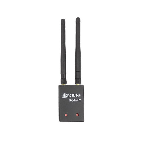 Eachine ROTG02 UVC OTG 5.8G 150CH Dual Antenna Audio FPV Receiver – Black