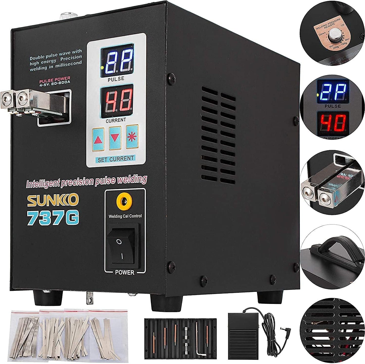 Intelligent Precision Double Pulse Spot Welding Machine S737G