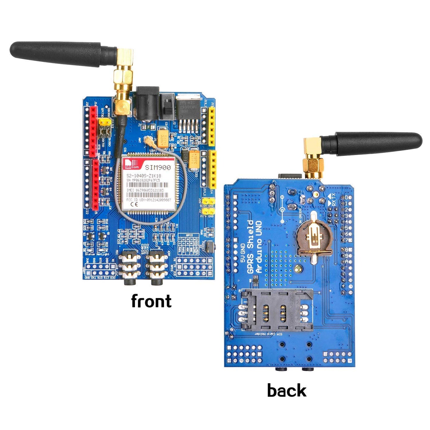 SIM900 GPRS / GSM Shield Development Board Quad-Band Module with Antenna