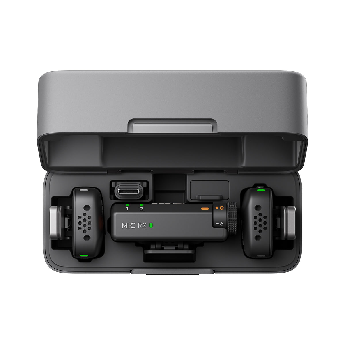 DJI Mic Mini (2 TX + 1 RX + Charging Case) 2-Person Compact Ultra Light Wireless Microphone with Noise Cancelling