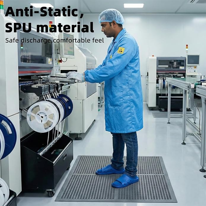 ESD Safe Anti Static Slipper for Cleanroom Electronics & Industrial Use